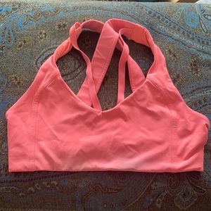 Orange - Pink Lululemon sports bra